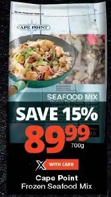Checkers Cape Point Frozen Seafood Mix offer