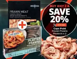 Checkers Cape Point Frozen Prawns Products x 2 offer