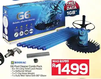 Pick n Pay Zodiac G6 Pool Cleaner Combi Pack offer