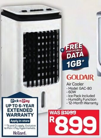 Pick n Pay Goldair Air Cooler offer