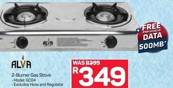 Pick n Pay Alva 2-Burner Gas Stove offer