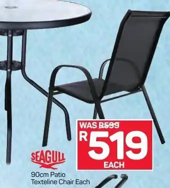 Pick n Pay Seagull 90cm Patio Textile Chair offer