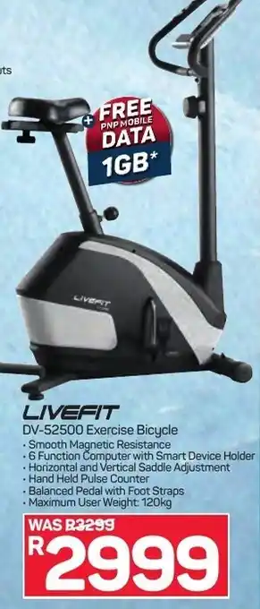 Pick n Pay Livefit DV-52500 Exercise Bicycle offer
