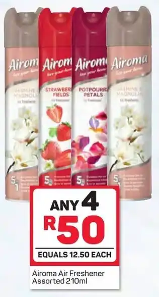 Pick n Pay Airoma Air Freshener 4x210ml offer