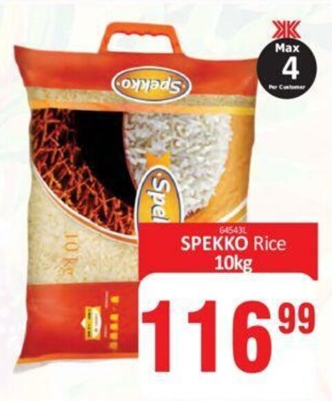 spekko-rice-10kg-offer-at-kitkat-cash-and-carry