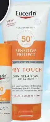 Dis-Chem Sensitive Protect Dry Touch Sun Gel-Cream SPF50+ 200ml offer