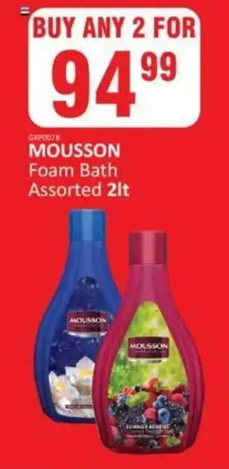 KitKat Cash and Carry Mousson Foam Bath 2x2lt offer