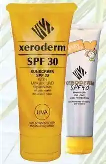 Dis-Chem Sunscreen SPF30 100ml or Baby & Kids SPF40 75ml offer