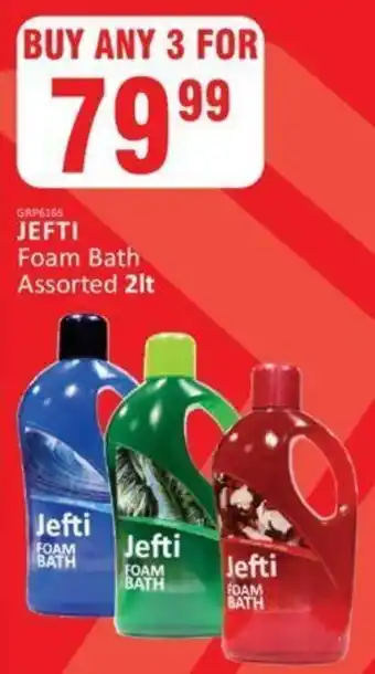 KitKat Cash and Carry Jefti Foam Bath Assorted 3x2lt offer