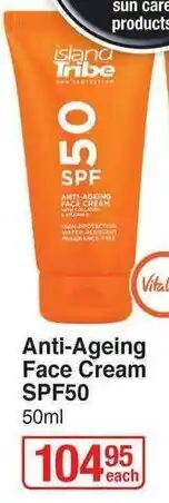 Dis-Chem Anti-Ageing Face Cream SPF50 50ml offer