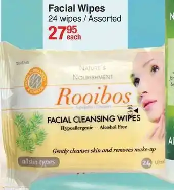 Dis-Chem Facial Wipes 24 Wipes/Assorted offer