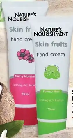 Dis-Chem SkinFruits Hand Cream 75ml Assorted offer