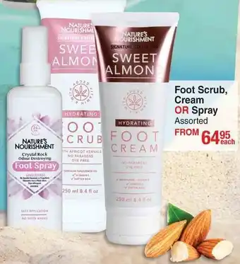Dis-Chem Foot Scrub, Cream or Spray Assorted offer
