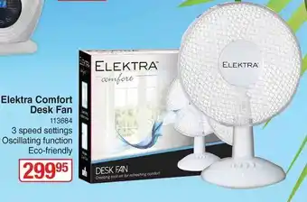 Dis-Chem Elektra Comfort Desk Fan offer