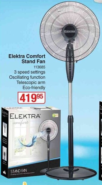 Dis-Chem Elektra Comfort Stand Fan offer