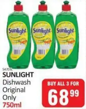 KitKat Cash and Carry Sunlight Dishwash Original 3x750ml offer