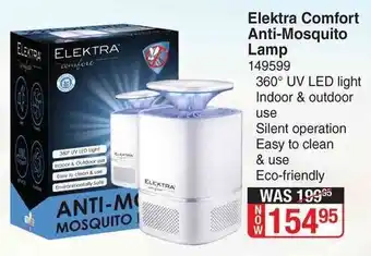 Dis-Chem Elektra Comfort Anti-Mosquito Lamp offer