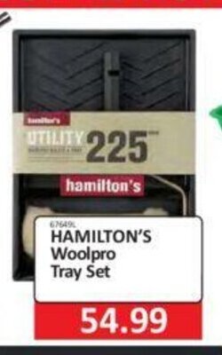 Hamilton's Woolpro Tray Set