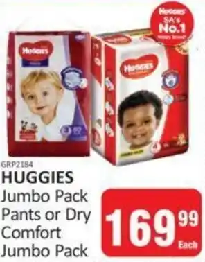 KitKat Cash and Carry Huggies Pants or Dry Comfort Jumbo Pack offer