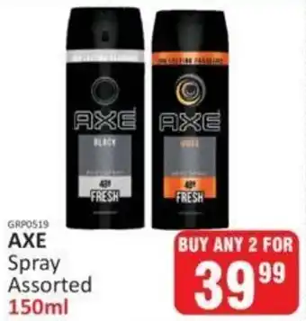 KitKat Cash and Carry Axe Spray Assorted 2x150ml offer