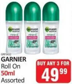 KitKat Cash and Carry Garnier Roll On 3x50ml offer