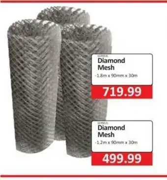 Diamond Mesh 1.8m x 90mm x 30m