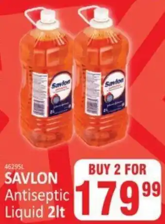 KitKat Cash and Carry Savlon Antiseptic Liquid Assorted 2x2lt offer