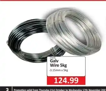 KitKat Cash and Carry Galv Wire 5kg - 3.15mm x 5kg offer