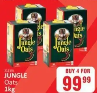 KitKat Cash and Carry Jungle Oats 4x1kg offer