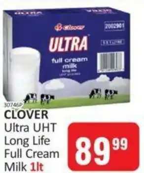 KitKat Cash and Carry Clover Ultra UHT Long Life  Full Cream Milk 1lt offer