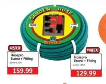Hosepro Econo + Fitting 12mm x 20m