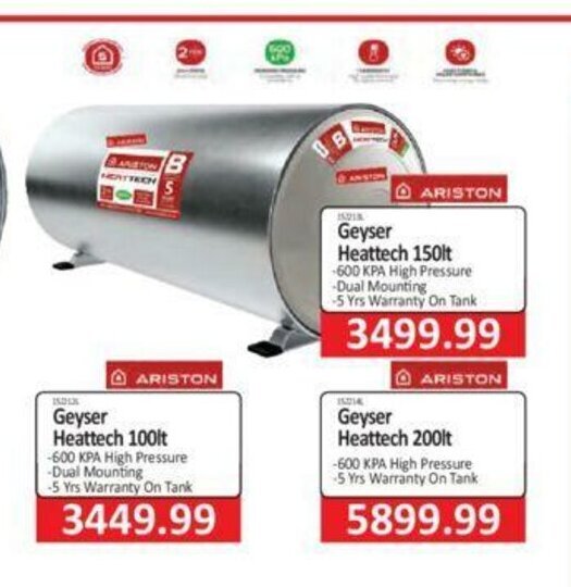 Geyser Heattech 150lt offer at KitKat Cash and Carry