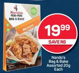 Nando's Bag & Bake Assorted 20g Each