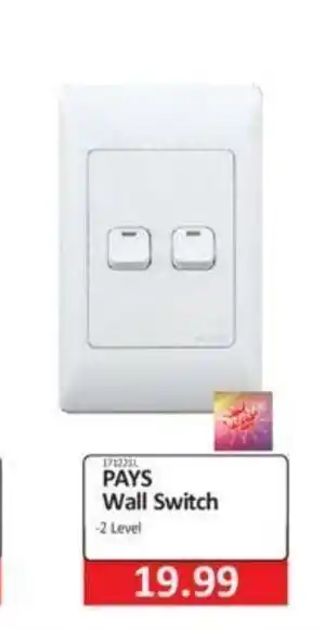 KitKat Cash and Carry Pays Wall Switch 2 Level offer