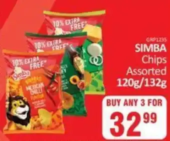 KitKat Cash and Carry Simba Chips Assorted 3x120g/132g offer