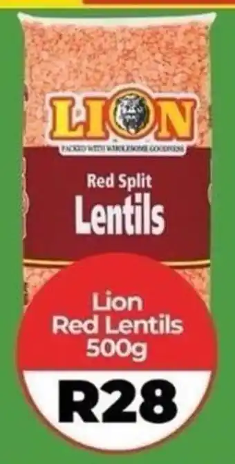 1UP Lion Red Lentils 500g offer