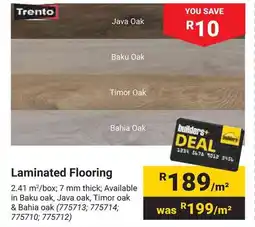 Builders Warehouse Laminated Flooring offer