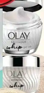 Dis-Chem Olay Luminous Whip Cream SPF30 50ml offer