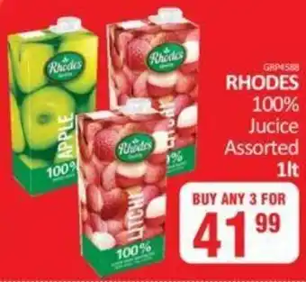 KitKat Cash and Carry Rhodes 100% Juice Assorted 3x2lt offer