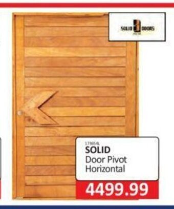 Solid Door Pivot Horizontal