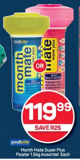 Pick n Pay Hypermarket Month Mate Super Plus Floater 1.5kg Assorted Each offer