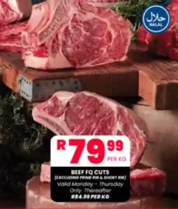 Take 'n Pay BEEF FQ CUTS offer