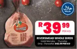 Take 'n Pay RIVERSMEAD WHOLE BIRDS offer
