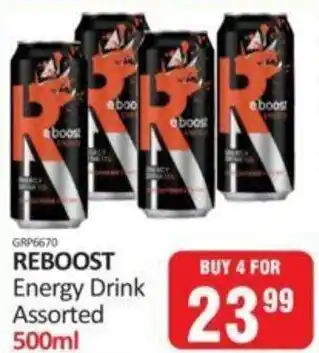 KitKat Cash and Carry Reboost Energy Drink Assorted 4x500ml offer