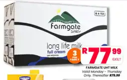 Take 'n Pay FARMGATE UHT MILK offer