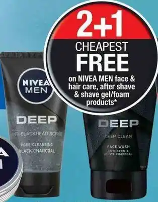 Dis-Chem Deep Anti-Blackhead Scrub 75ml or Deep Clean Face Wash 100ml offer