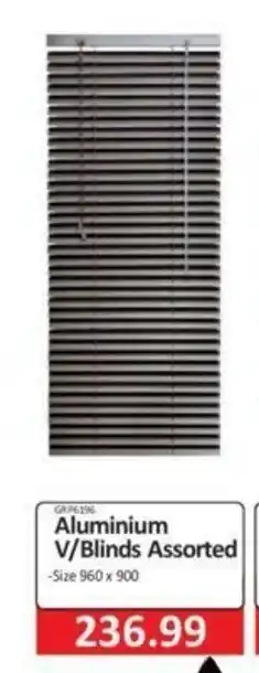 Aluminum V/Blinds Assorted 960 x 900