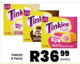 TINKIES 6 PACK