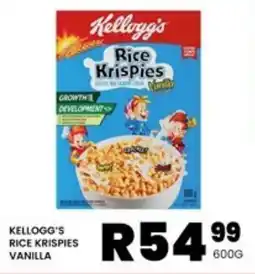 Take 'n Pay KELLOGG'S RICE KRISPIES VANILLA offer