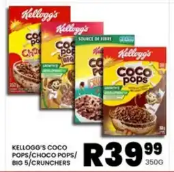 Take 'n Pay KELLOGG'S COCO POPS/CHOCO POPS/ BIG 5/CRUNCHERS offer